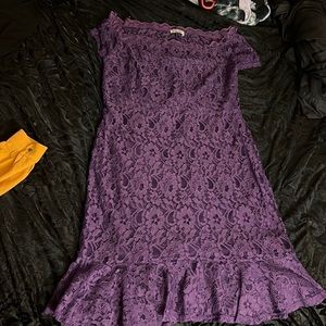 Plum 2XL Lace dress mermaid cut